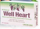 Well Heart is a cholesterol medicine based on the active ingredient Resveratrol